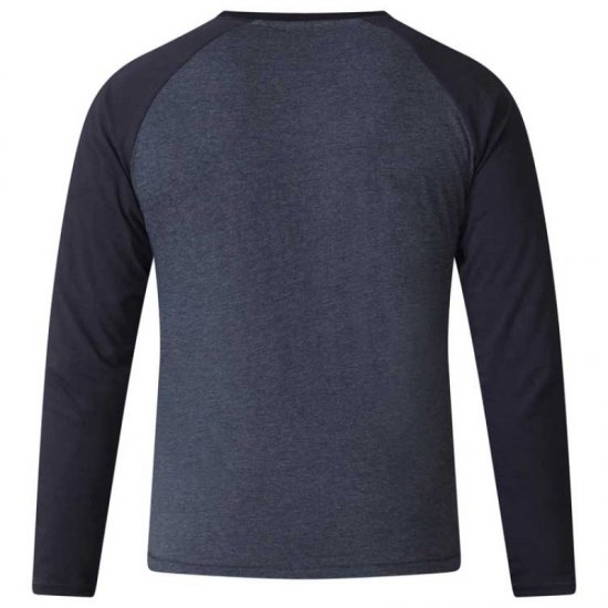 D555 Neill Long Sleeve T-shirt Black - T-skjorter - Store T-skjorter - 2XL-14XL