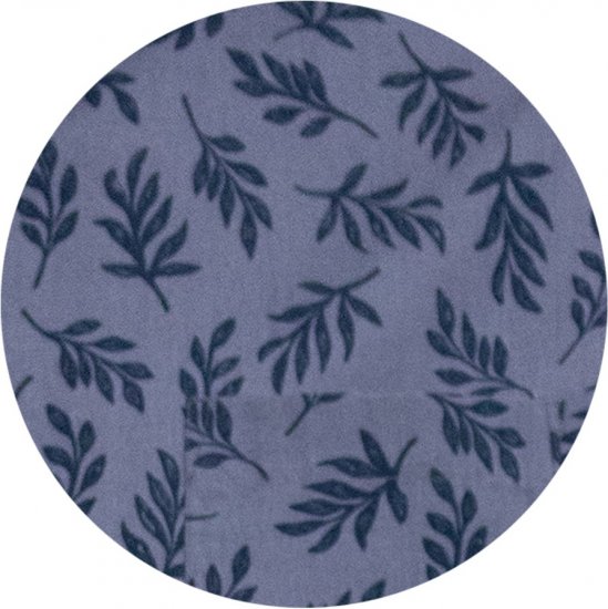 D555 Kettering Hawaiian Leaf AOP Short Sleeve Button Down Collar Shirt Denim - Skjorter - Store skjorter - 2XL-8XL