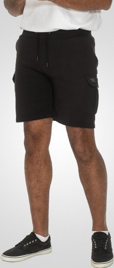 D555 Wigan 2 Elasticated Waist Fleece Cargo Shorts Black - Sweatbukser og-shorts - Sweatbukser og Sweatshorts 2XL-12XL