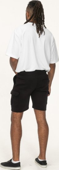 D555 Wigan 2 Elasticated Waist Fleece Cargo Shorts Black - Sweatbukser og-shorts - Sweatbukser og Sweatshorts 2XL-12XL