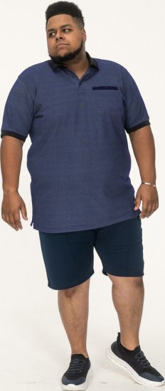 D555 Newcastle Polo Shirt Grey - Polo- & Piqueskjorter - Poloskjorte i store størrelser - 2XL-8XL