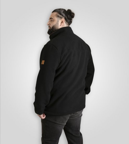 D555 Louth Micro Fleece Jacket with Sherpa Lining Black - Jakker - Store jakker - 2XL-12XL