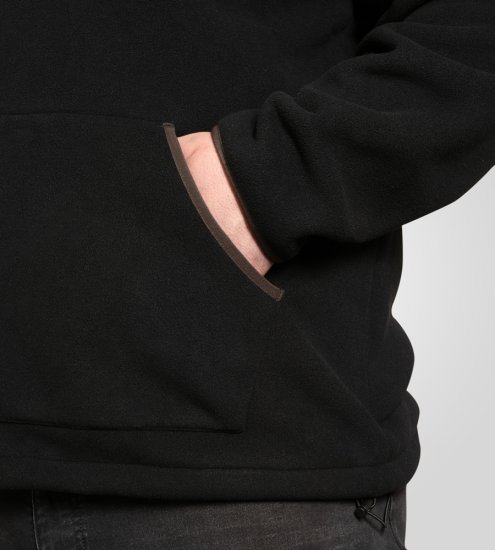 D555 Louth Micro Fleece Jacket with Sherpa Lining Black - Jakker - Store jakker - 2XL-12XL