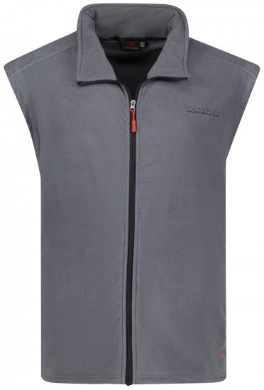 Adamo Montreal Fleece Vest Grey - Jakker & Regntøy - Store jakker - 2XL-12XL