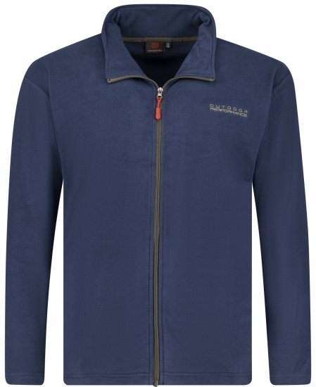 Adamo Tampa Fleece Jacket Navy TALL SIZES - HERREKLÆR MT-6XLT - Klær for høye menn
