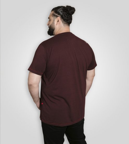D555 Barnsley Guitar and Amp Crew Neck T-Shirt Burgundy - T-skjorter - Store T-skjorter - 2XL-14XL