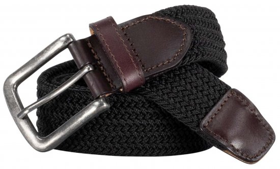 Adamo 180910 Stretchbelte Svart - Belter - Lange belter - W40-W70/2XL-8XL