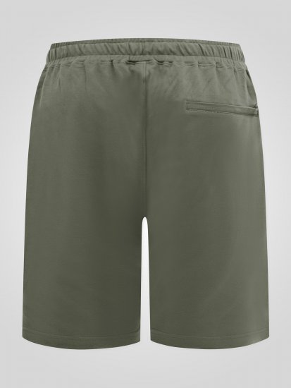 D555 Mitchell 1 Stretch Shorts med Elastisk Midje Khaki - Sweatbukser og-shorts - Sweatbukser og Sweatshorts 2XL-12XL