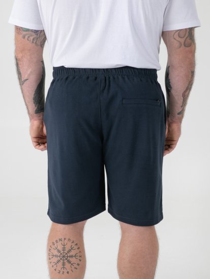 D555 Mitchell 2 Stretch Shorts med Elastisk Midje Marineblå - Sweatbukser og-shorts - Sweatbukser og Sweatshorts 2XL-12XL