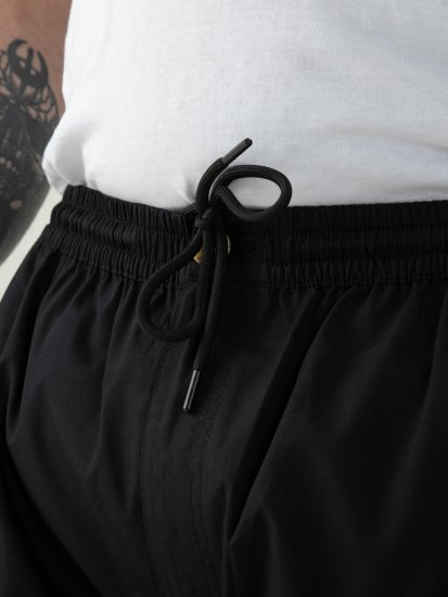 D555 Thomas Stretch Shorts med Elastisk Midje Svart - Shorts - Store shorts - W40-W60