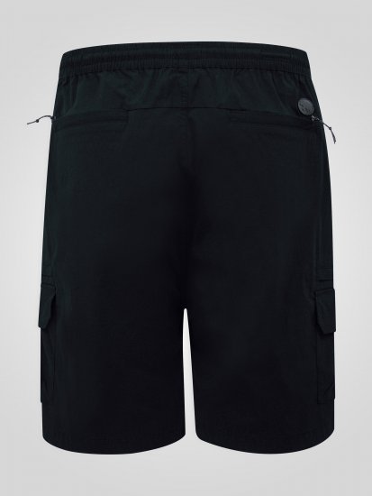 D555 Thomas Stretch Shorts med Elastisk Midje Svart - Shorts - Store shorts - W40-W60