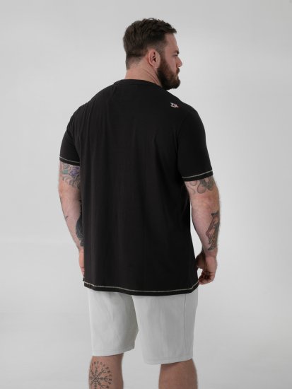 D555 Macfarlan T-skjorte med Gorillatrykk Svart - Store Klær - Herreklær store størrelser