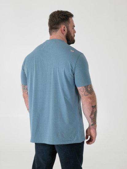 D555 Miller Bearded Skull T-skjorte med trykk - T-skjorter - Store T-skjorter - 2XL-14XL