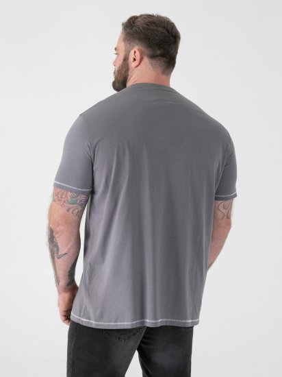D555 Jasper Official Gas Monkey T-skjorte med trykk Grå - T-skjorter - Store T-skjorter - 2XL-14XL