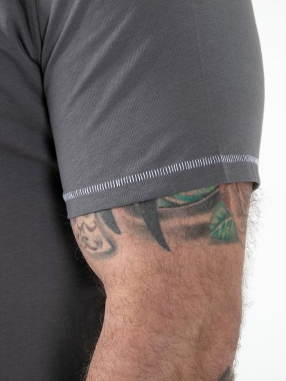D555 Jasper Official Gas Monkey T-skjorte med trykk Grå - T-skjorter - Store T-skjorter - 2XL-14XL