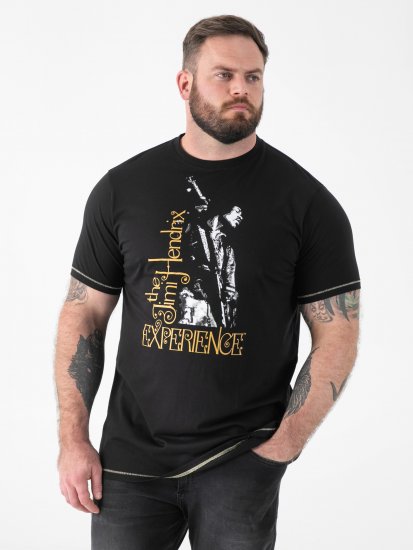 D555 Hugh Official ACDC Highway To Hell T-skjorte med trykk Svart - T-skjorter - Store T-skjorter - 2XL-14XL