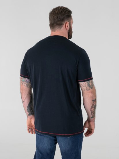 D555 Otto Official Pink Floyd 50th Anniversary T-skjorte med trykk Marineblå - T-skjorter - Store T-skjorter - 2XL-14XL