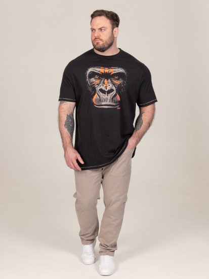 D555 Perkins Trykt T-skjorte Svart - T-skjorter - Store T-skjorter - 2XL-14XL