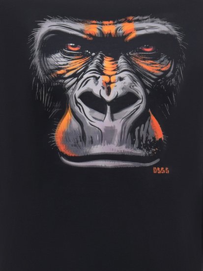 D555 Perkins Trykt T-skjorte Svart - T-skjorter - Store T-skjorter - 2XL-14XL