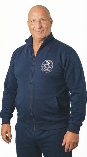 20 Nodi Grecale Gym Jacket Navy - Gensere og hettegensere - Store hettegensere - 2XL-14XL