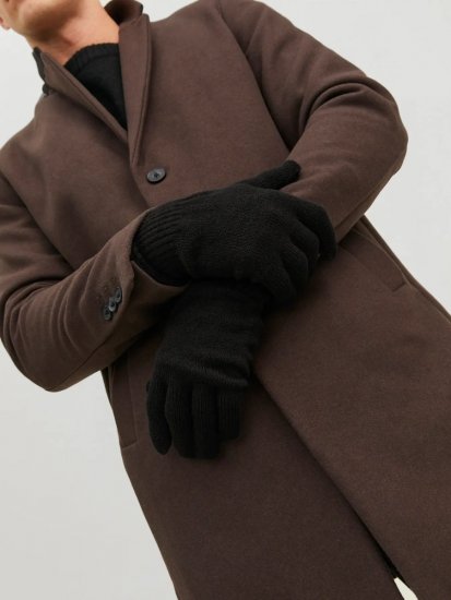 Jack & Jones Barry Strikkede hansker Svart - Hansker - 