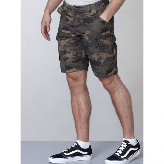 D555 Marty Camo Shorts Green - Shorts - Store shorts - W40-W60
