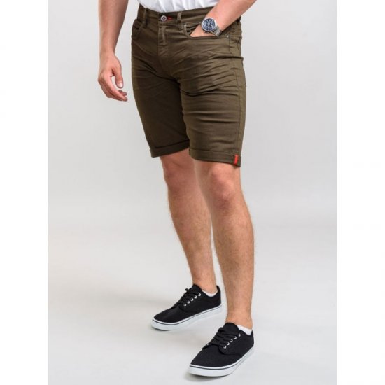 D555 Gilbert Stretch Shorts Khaki - Shorts - Store shorts - W40-W60