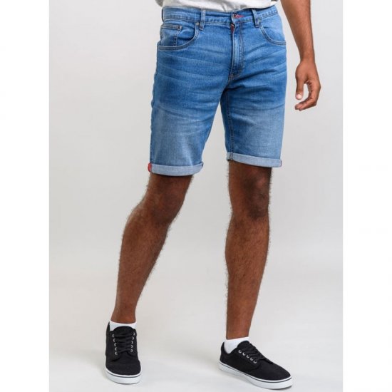 D555 Griffin Denim Shorts Stonewash - Shorts - Store shorts - W40-W60