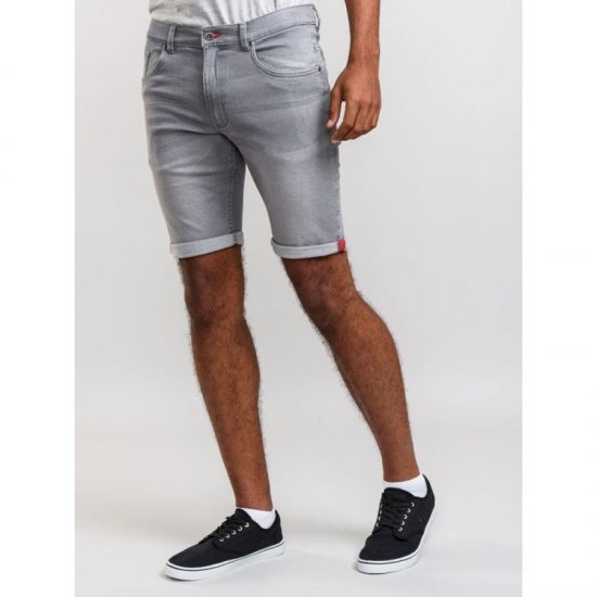 D555 Griffin Denim Shorts Grey - Shorts - Store shorts - W40-W60