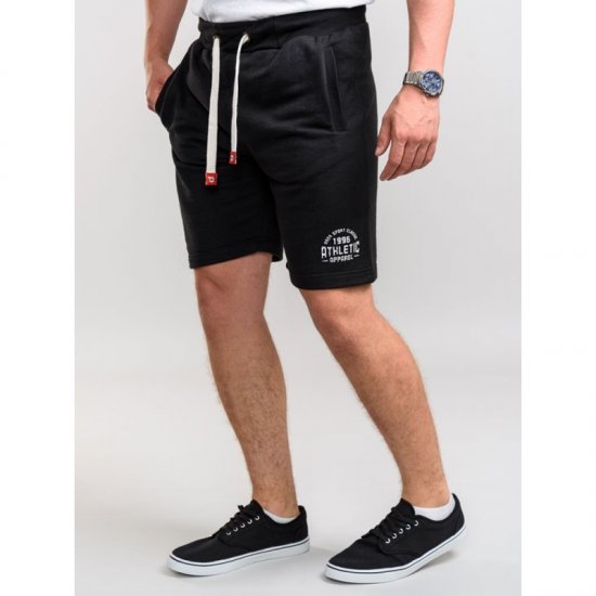 D555 Harvey Fleece Shorts Black - Sweatbukser og-shorts - Sweatbukser og Sweatshorts 2XL-12XL