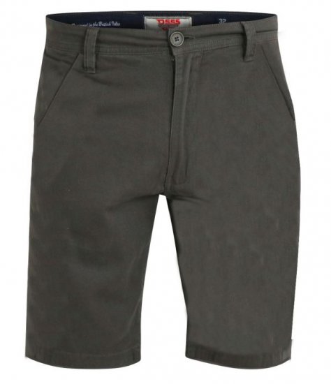 D555 Opala-2 Khaki Stretch Chino Shorts - Shorts - Store shorts - W40-W60