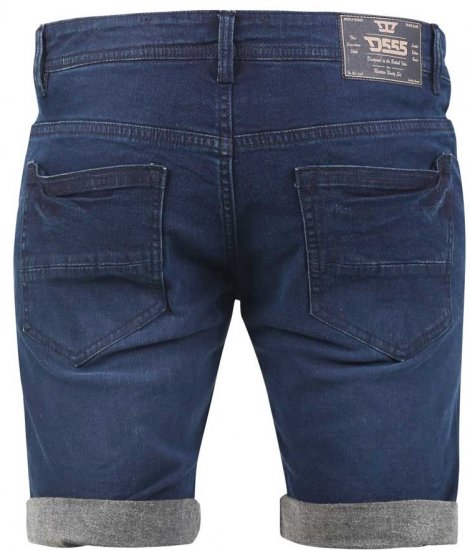 D555 BRENTWOOD Dark Blue Denim Shorts - Shorts - Store shorts - W40-W60