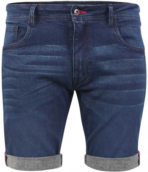 D555 BRENTWOOD Dark Blue Denim Shorts - Shorts - Store shorts - W40-W60