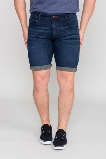 D555 BRENTWOOD Dark Blue Denim Shorts - Shorts - Store shorts - W40-W60