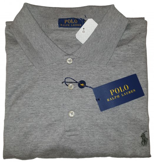 Ralph Lauren TC7E Polo Grey - Motleys ville aprilsalg - 