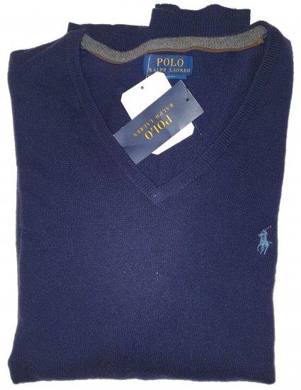 Ralph Lauren M Classics NavyBlue Sweater - Motleys ville aprilsalg - 