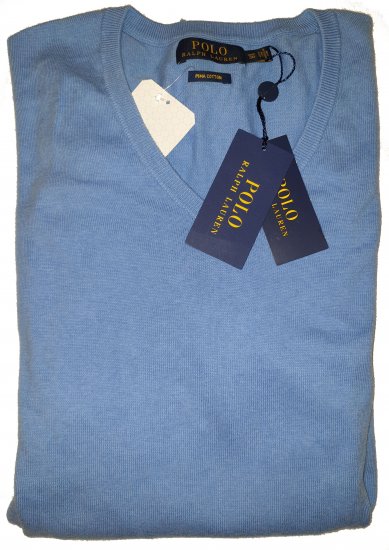 Polo Ralph Lauren 4002 Sweater Blue - Motleys ville aprilsalg - 