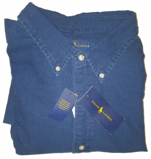 Polo Ralph Lauren 0003 Indigo Shirt - Motleys ville aprilsalg - 