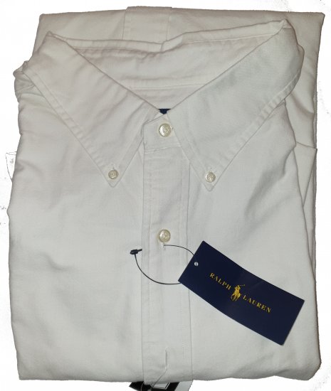 Ralph Lauren TC6U White Shirt - Motleys ville aprilsalg - 