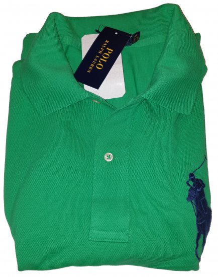 Ralph Lauren TC6F Polo Flag Green - Motleys ville aprilsalg - 