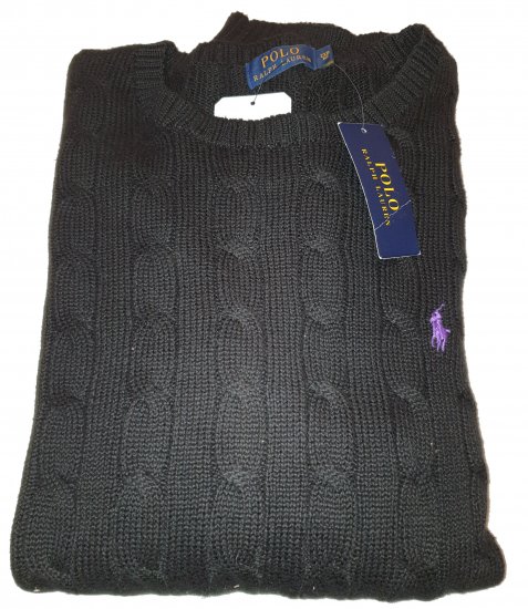 Ralph Lauren T15V Sweater Black - Motleys ville aprilsalg - 