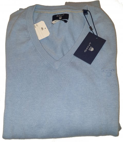 Gant 83072 Sweater Blue - Motleys ville aprilsalg - 