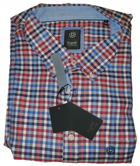 Bugatti 78324 Short Sleeve Shirt - Motleys ville aprilsalg - 