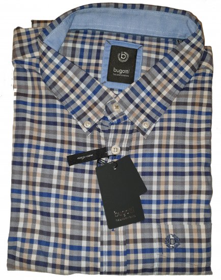 Bugatti 78324 Short Sleeve Shirt - Motleys ville aprilsalg - 