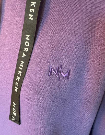 Nora Mikken KRISTINA Long Hoodie Purple - Gensere og hettegensere - 