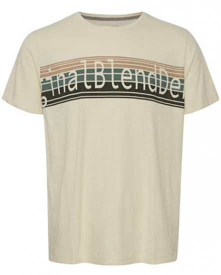 Blend T-Shirt 4242 Cloud Cream - T-skjorter - Store T-skjorter - 2XL-14XL