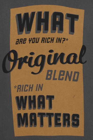 Blend Hoodie 4285 Asphalt Grey - Gensere og hettegensere - Store hettegensere - 2XL-14XL