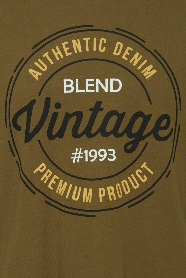 Blend 4811 T-Shirt Military Olive - T-skjorter - Store T-skjorter - 2XL-14XL