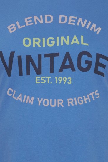 Blend 5018 T-Shirt Blue - T-skjorter - Store T-skjorter - 2XL-14XL
