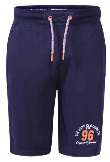 D555 Tompkins 2 Elasticated Waist Shorts Navy - Sweatbukser og-shorts - Sweatbukser og Sweatshorts 2XL-12XL